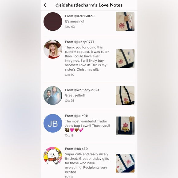 Trader Joe’s embroidery canvas tote - Picture 5 of 9